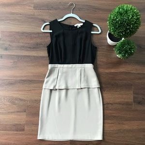 Max & Cleo Colorblock Peplum Dress